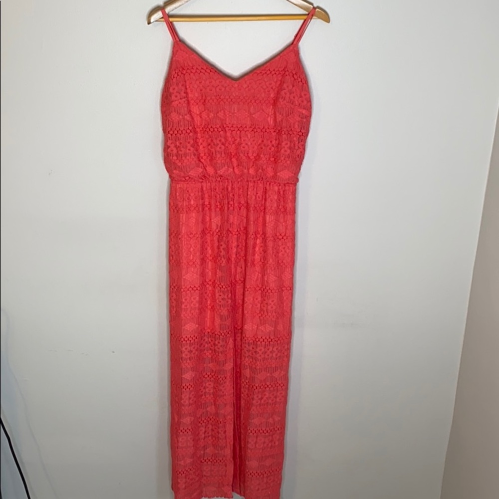 Vince Camuto Blouson Maxi Dress Illusion Hem - 14
